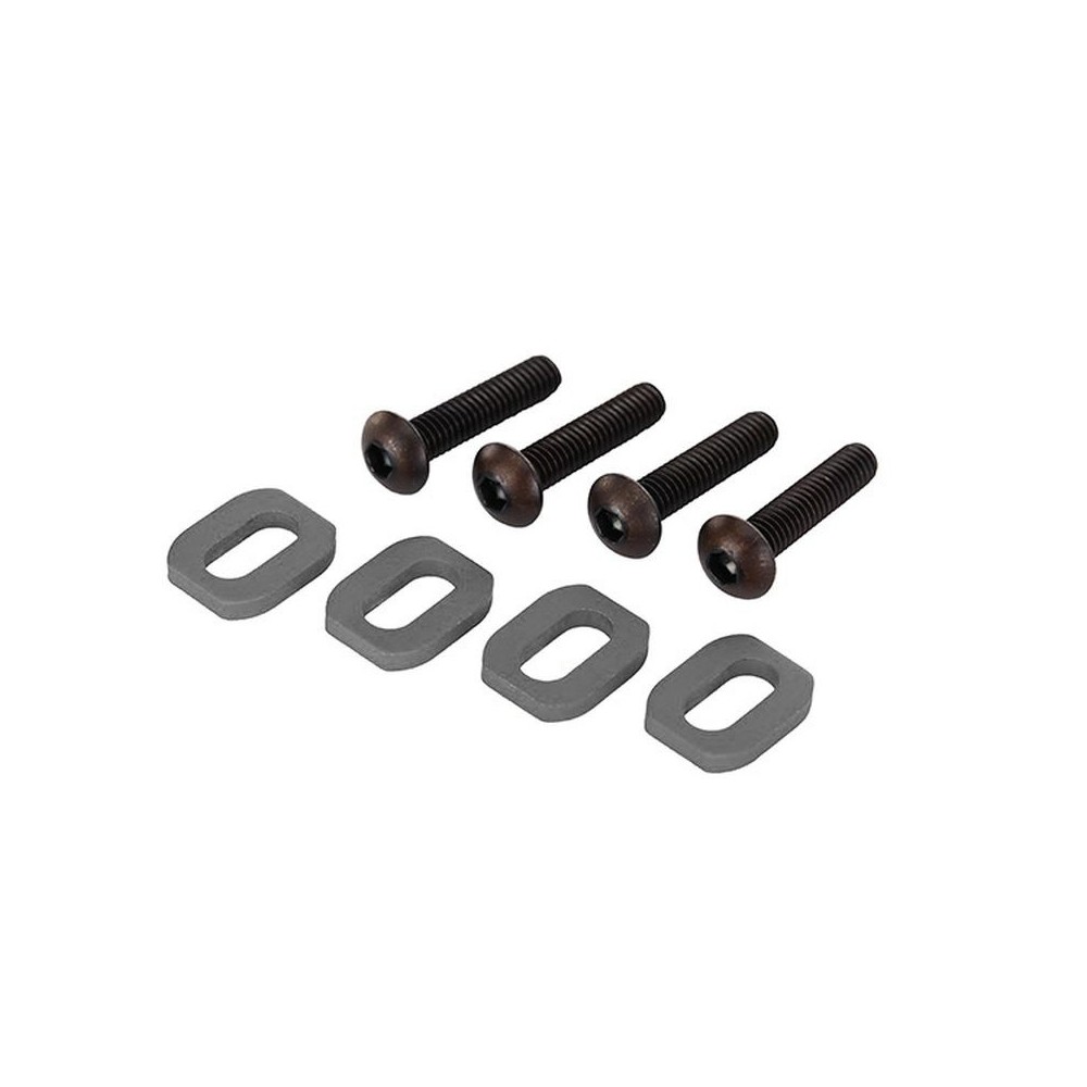 Arandelas soporte motor aluminio 4x18mm gris TRX7759-GRAY