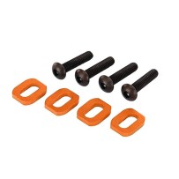 Arandelas soporte motor aluminio 4x18mm naranja TRX7759-ORNG