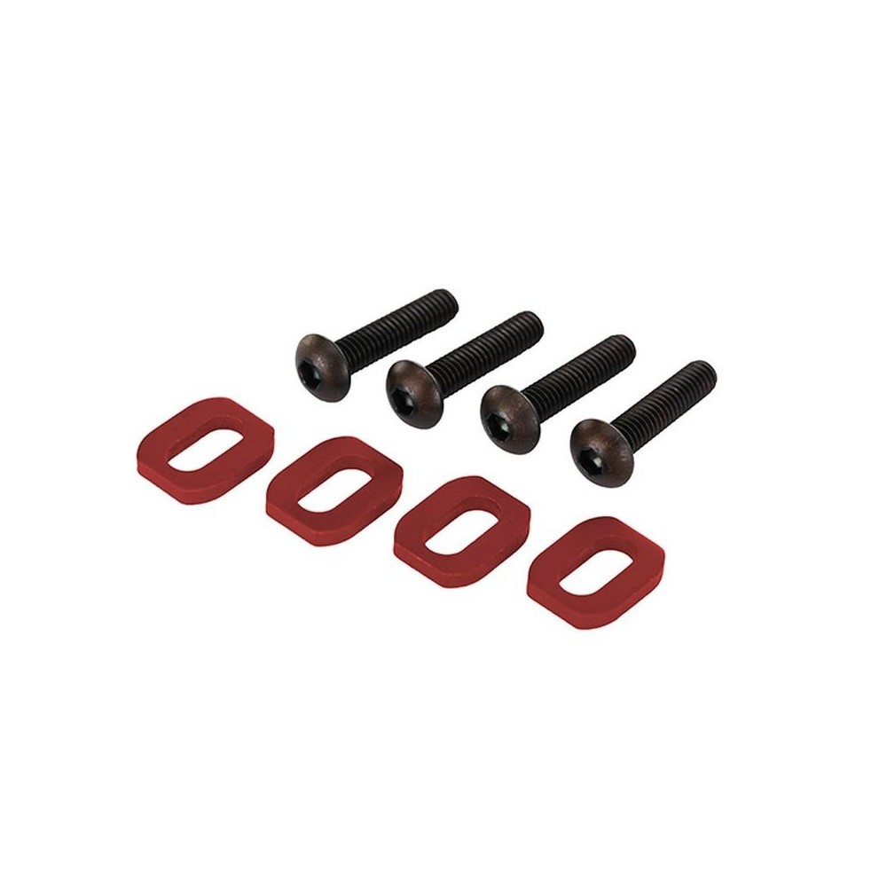 Tuercas rueda estriadas 17mm rojo Traxxas TRX7759R