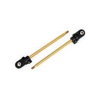 Traxxas Shaft gtx shock tin-coated (2) assembled with rod ends and hollow balls TRX7763T