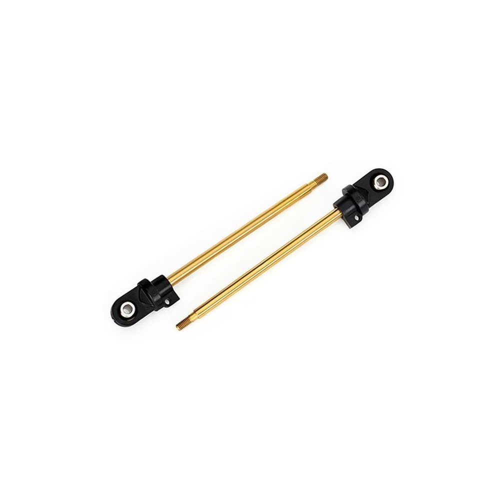 Traxxas Shaft gtx shock tin-coated (2) assembled with rod ends and hollow balls TRX7763T