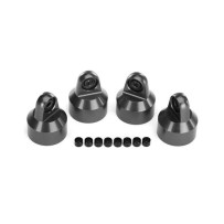 Tapas amortiguador aluminio gris GTX Traxxas TRX7764-GRAY