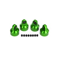 Traxxas Shock caps aluminum (green-anodized) gtx shocks (4) space TRX7764G