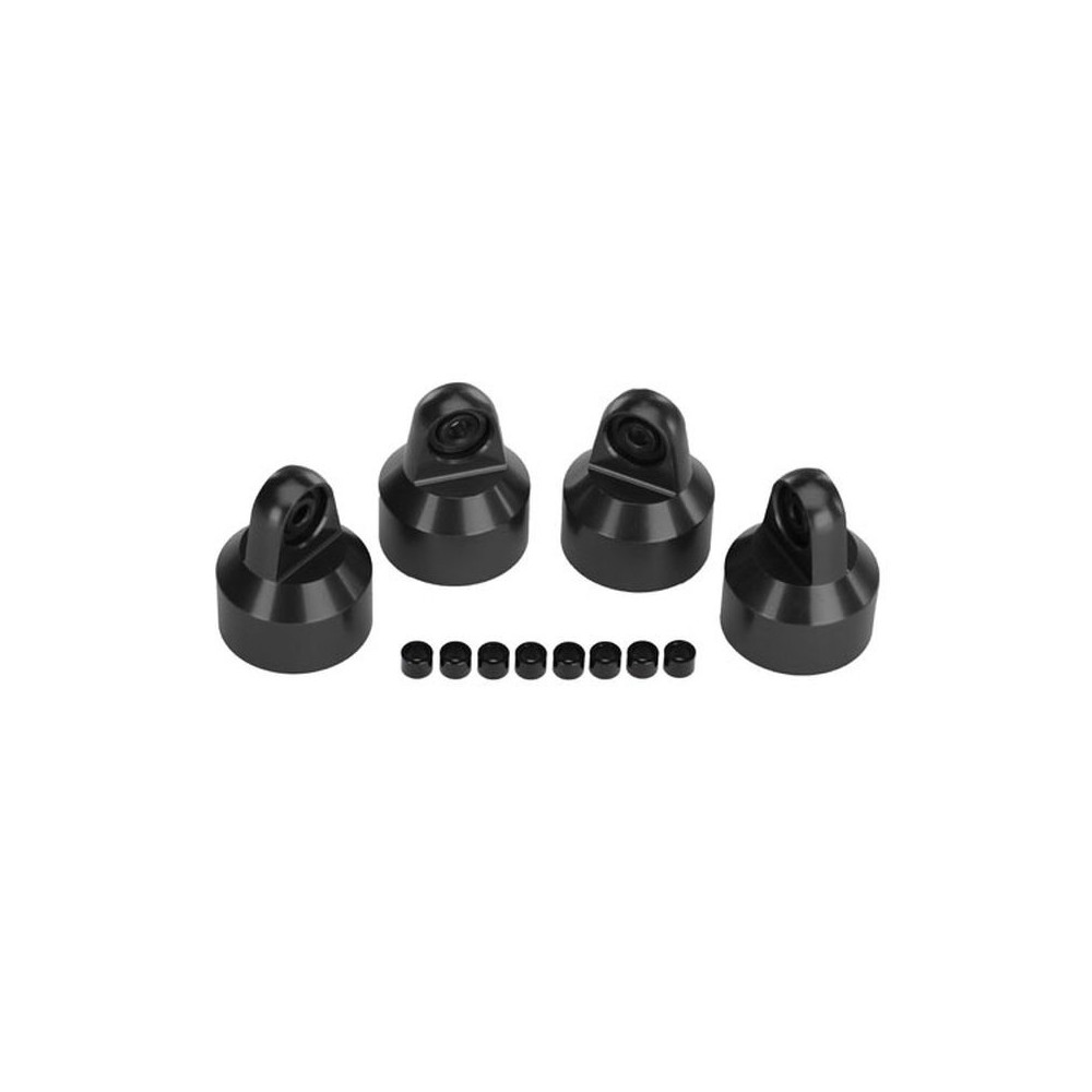 Tapas amortiguador aluminio anodizado duro GTX Traxxas TRX7764X Tapas amortiguador aluminio anodizado duro GTX Traxxas TRX7764X