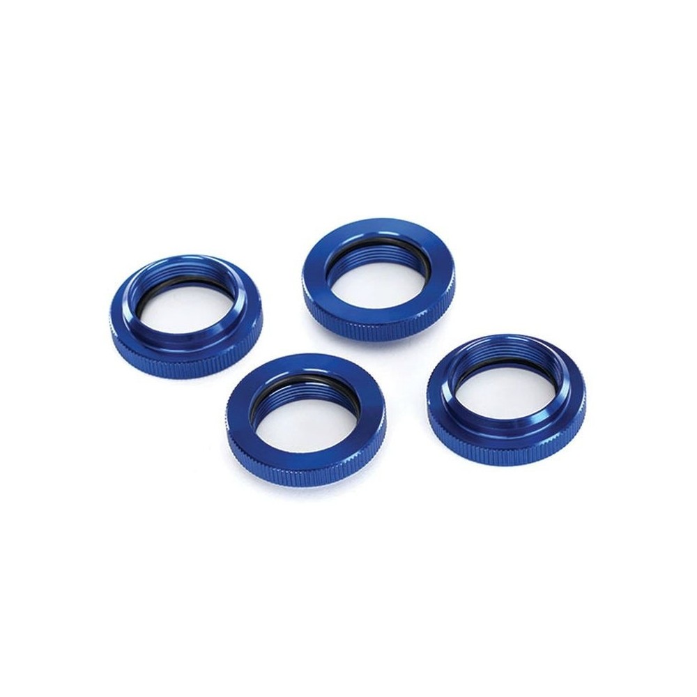 Retenedor muelle ajustable aluminio azul GTX Traxxas TRX7767 Retenedor muelle ajustable aluminio azul GTX Traxxas TRX7767