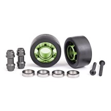 Wheelie bar aluminio verde Traxxas TRX7775G