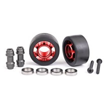 Wheelie bar aluminio rojo Traxxas TRX7775R
