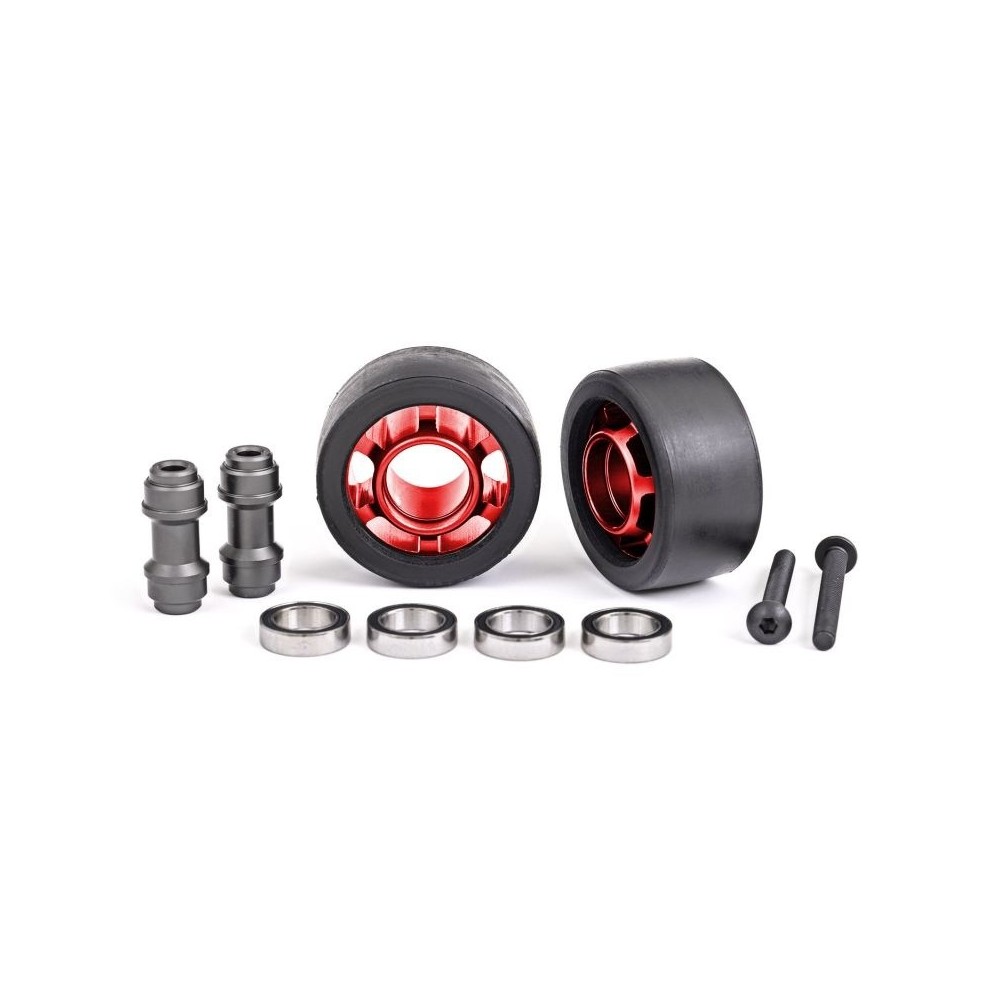 Wheelie bar aluminio rojo Traxxas TRX7775R Wheelie bar aluminio rojo Traxxas TRX7775R