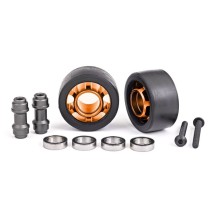 Wheelie bar aluminio naranja Traxxas TRX7775T