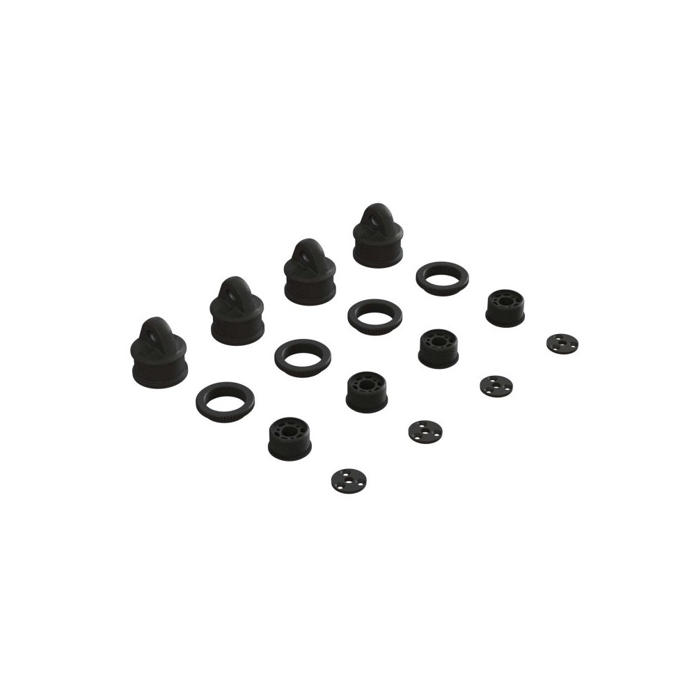 Arrma Shock Cap Collar & Cartridge Set ARA330568 Arrma Shock Cap Collar & Cartridge Set ARA330568