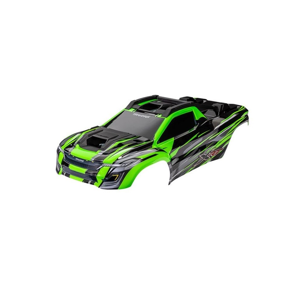 Carrocería verde XRT montada Traxxas TRX7812G