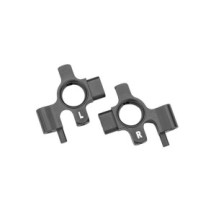 Traxxas Steering blocks 6061-t6 aluminum (gray-anodized) left right 3x12mm TRX10537-GRAY