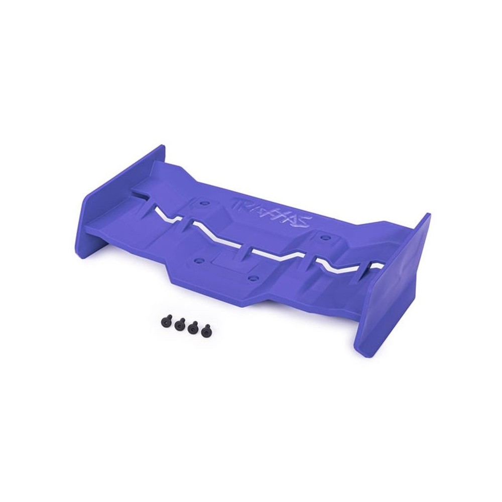 Traxxas blue Wing and screws (4) TRX7821X Traxxas blue Wing and screws (4) TRX7821X