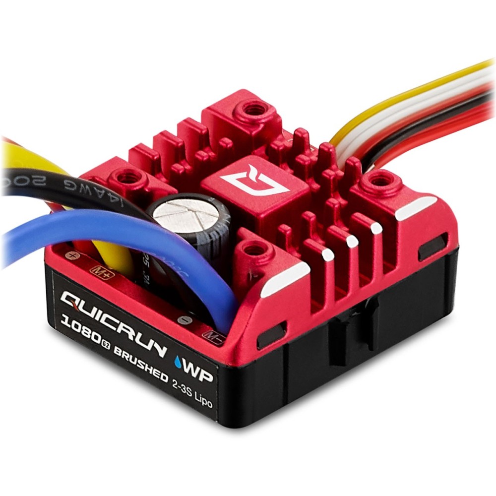 Hobbywing QuicRun WP1080-G2 Crawler Brushed Regler 80A, BEC 4A HW30120202 Hobbywing QuicRun WP1080-G2 Crawler Brushed Regler 80A, BEC 4A HW30120202