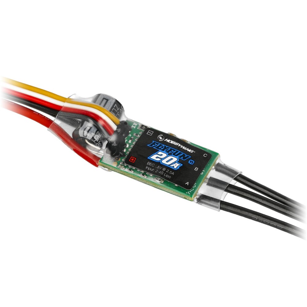 Hobbywing FlyFun V5 20A ESC 2-4s BEC HW30202308 Hobbywing FlyFun V5 20A ESC 2-4s BEC HW30202308