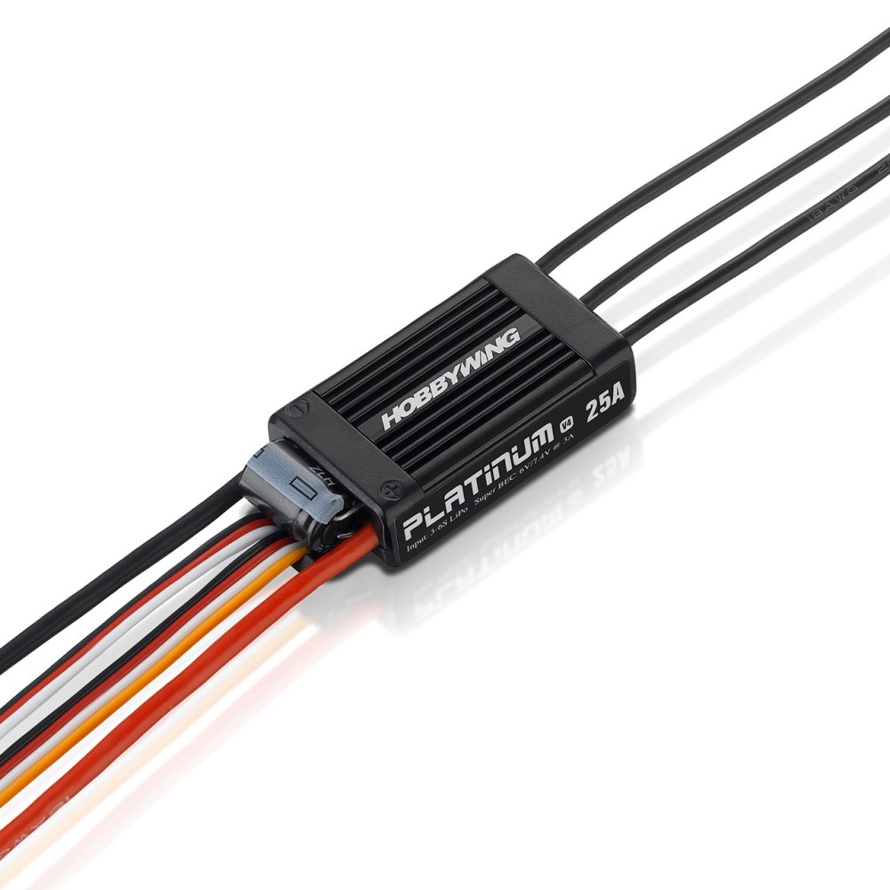 Hobbywing Platinum Pro 25A ESC V4 3-6s, 3A BEC HW30204200 Hobbywing Platinum Pro 25A ESC V4 3-6s, 3A BEC HW30204200
