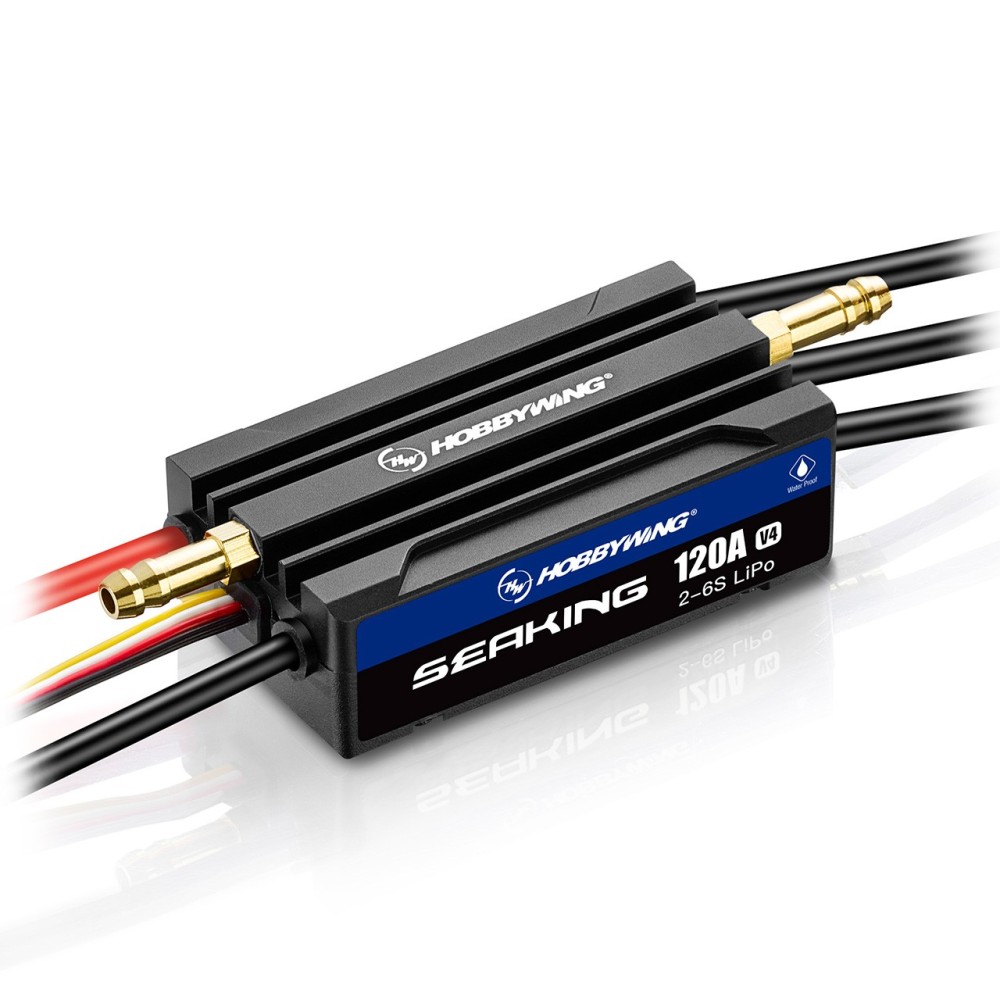 Hobbywing Seaking 120A Boat ESC V4 2-6s LiPo HW30302363 Hobbywing Seaking 120A Boat ESC V4 2-6s LiPo HW30302363
