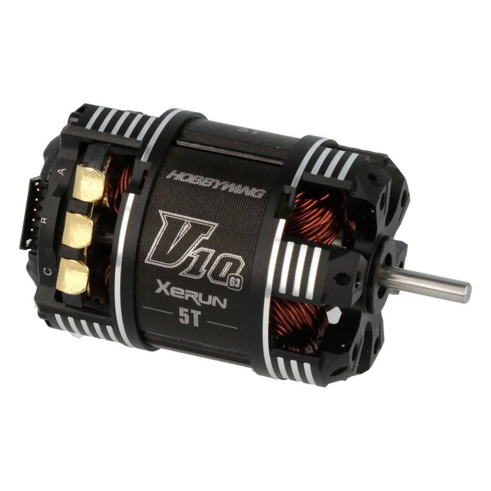 Hobbywing Xerun V10 Brushless Motor G3 6500kV (2s) 5T Sensored for 1:1 HW30401116 Hobbywing Xerun V10 Brushless Motor G3 6500kV (2s) 5T Sensored for 1:1 HW30401116