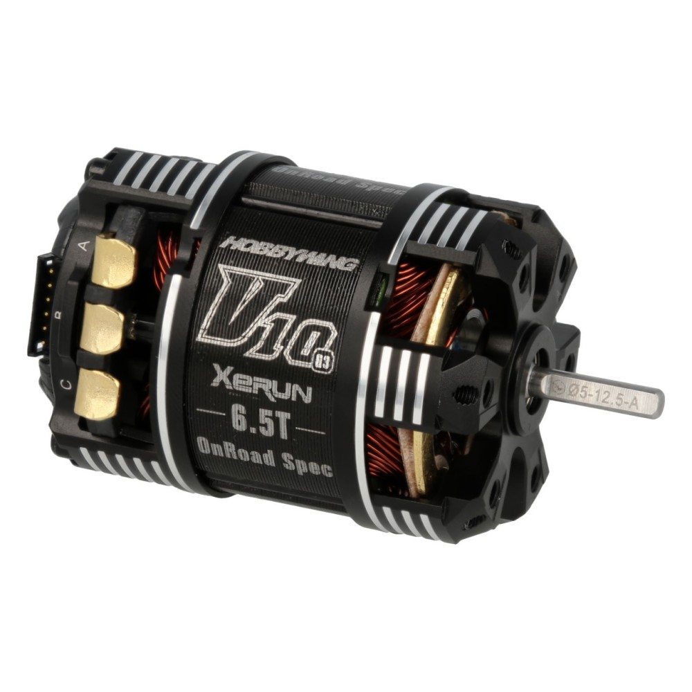 Hobbywing Xerun V10 Brushless Motor G3 6300kV (1s) 6.5T Sensored for 1 HW30401123 Hobbywing Xerun V10 Brushless Motor G3 6300kV (1s) 6.5T Sensored for 1 HW30401123