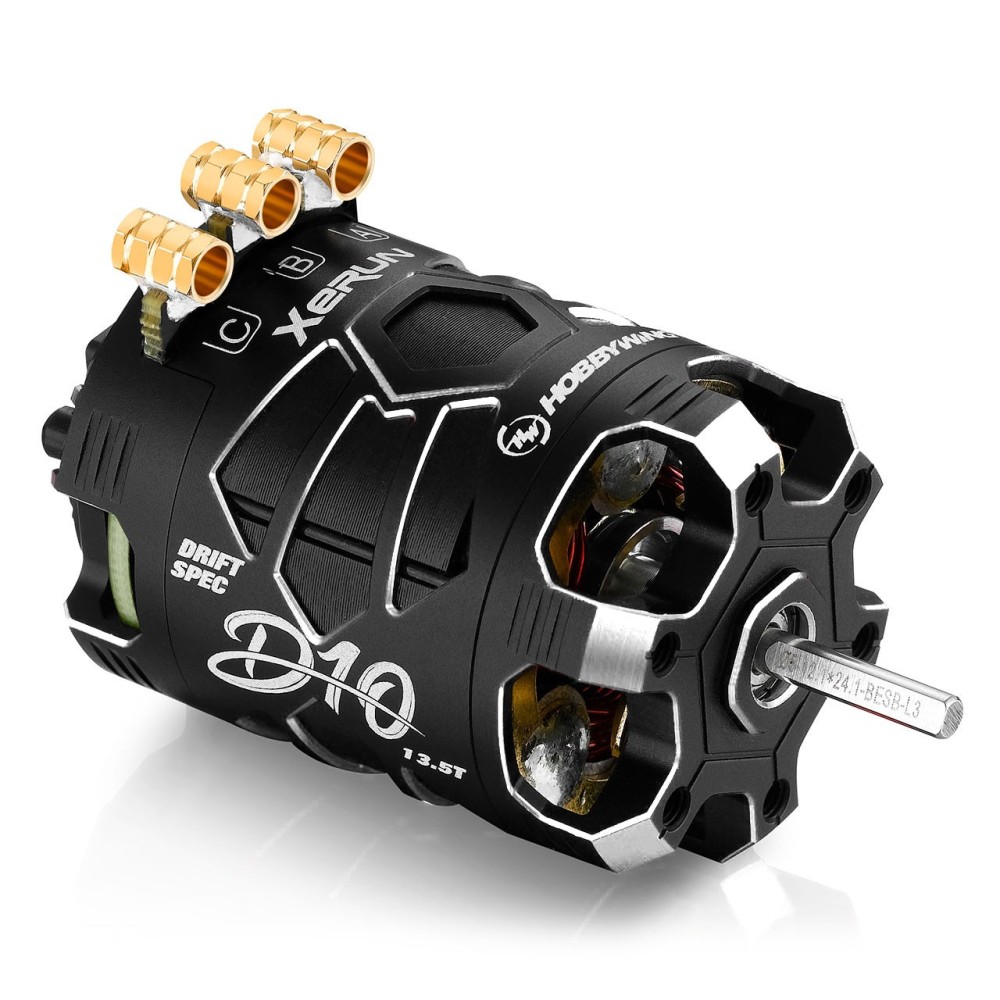Hobbywing Xerun D10 Brushless Drift Motor 13.5T Black HW30401137 Hobbywing Xerun D10 Brushless Drift Motor 13.5T Black HW30401137