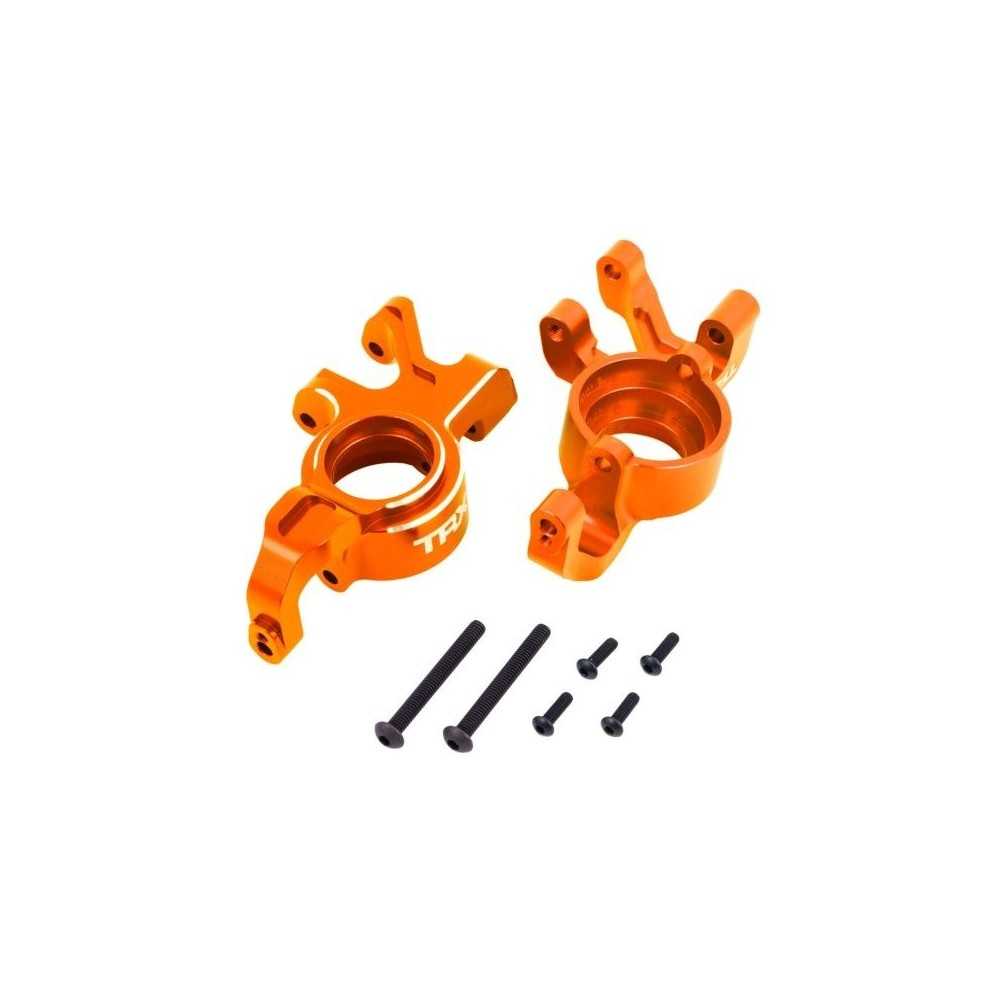 Traxxas Steering blocks 6061-t6 aluminum (orange-anodized) left right TRX7836-ORNG Traxxas Steering blocks 6061-t6 aluminum (orange-anodized) left right TRX7836-ORNG