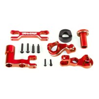 Brazos de dirección anodizado rojo de aluminio 6061-T6 Traxxas TRX7843-RED
