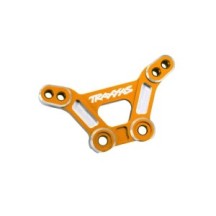 Traxxas Shock tower front 6061-t6 aluminum (orange-anodized) 3x15mm bcs (with) TRX10538-ORNG