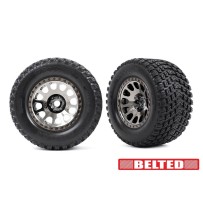 Ruedas XRT Race negro cromado Gravix Traxxas TRX7862X