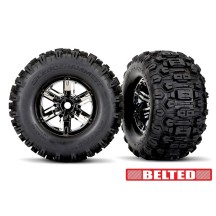 Ruedas X-Maxx cromado negro Traxxas TRX7871X