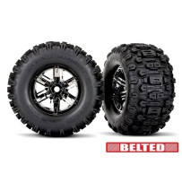 Ruedas X-Maxx cromado negro Traxxas TRX7871X
