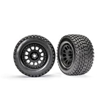Ruedas XRT Race Gravix negras Traxxas TRX7872