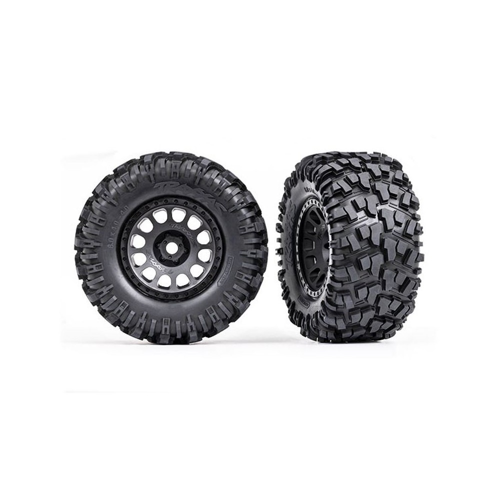 Ruedas y neumáticos ensamblados Traxxas XRT Race con Maxx AT TRX7875