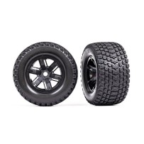 Ruedas X-Maxx Gravix negras Traxxas TRX7877