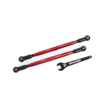 Varillas convergencia delantera aluminio rojo Traxxas TRX7897R
