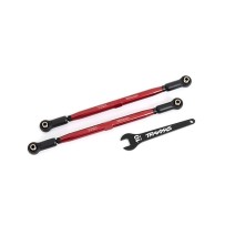 Varillas de convergencia delanteras de aluminio anodizado rojo Traxxas TRX7897R