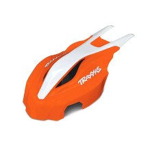 Capota delantera naranja blanca Aton Traxxas TRX7915