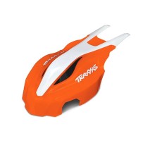 Traxxas Canopy front orange white aton TRX7915