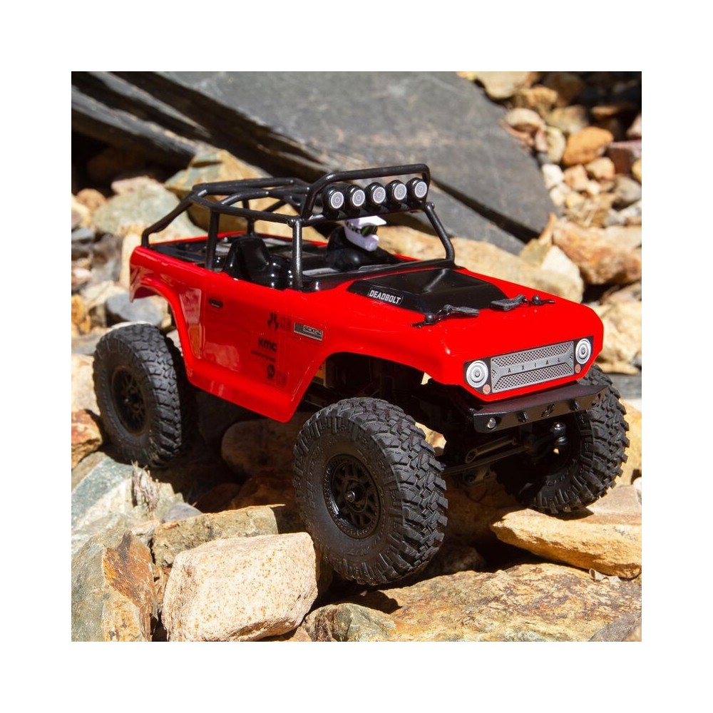 Axial 1-24 SCX24 Deadbolt 4X4 RTR Brushed Rock Crawler Red AXI90081T1 Axial 1-24 SCX24 Deadbolt 4X4 RTR Brushed Rock Crawler Red AXI90081T1