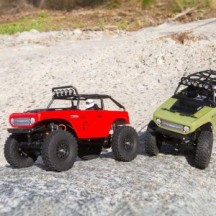 Axial 1-24 SCX24 Deadbolt 4X4 RTR Brushed Rock Crawler Red AXI90081T1