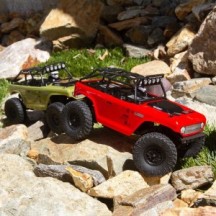 Axial 1-24 SCX24 Deadbolt 4X4 RTR Brushed Rock Crawler Red AXI90081T1