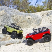 Axial 1-24 SCX24 Deadbolt 4X4 RTR Brushed Rock Crawler Red AXI90081T1