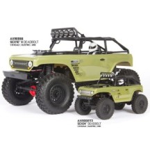 Axial 1-24 SCX24 Deadbolt 4X4 RTR Brushed Rock Crawler Red AXI90081T1