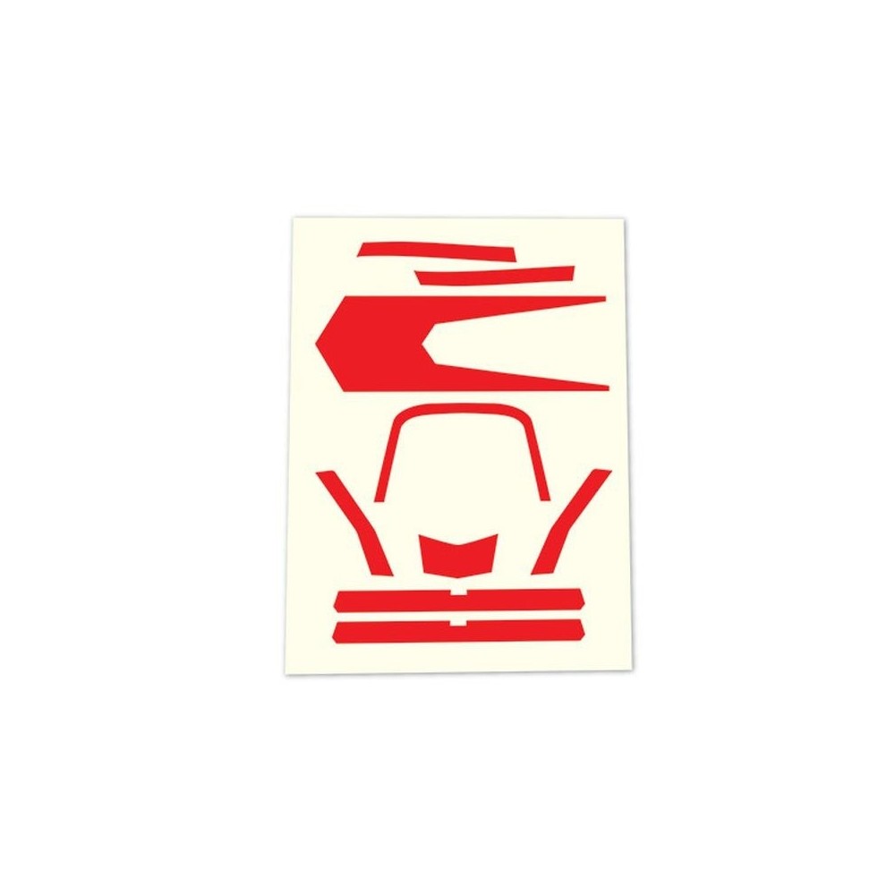 Traxxas Decals high visibility red TRX7980 Traxxas Decals high visibility red TRX7980