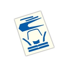 Traxxas Decals high visibility blue TRX7981