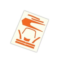 Traxxas Decals high visibility orange TRX7982