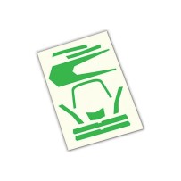 Traxxas Decals high visibility green TRX7983