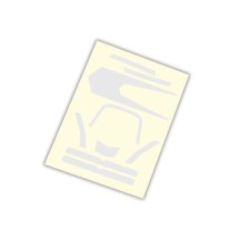 Traxxas Decals high visibility white TRX7984