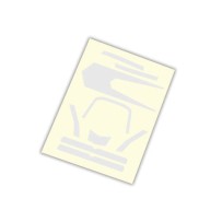 Traxxas Decals high visibility white TRX7984