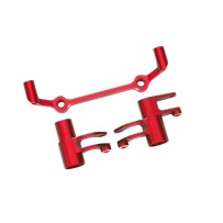 Brazo dirección aluminio rojo TRX10543-RED