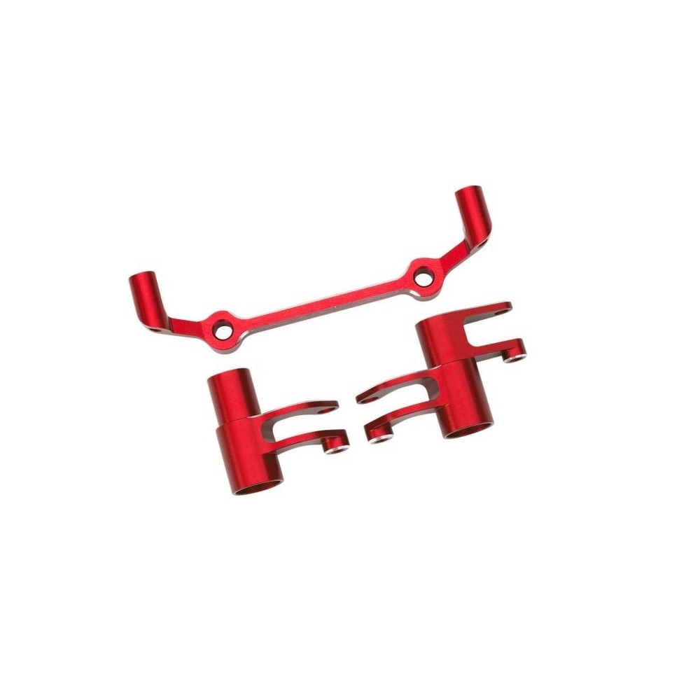 Brazo dirección aluminio rojo TRX10543-RED